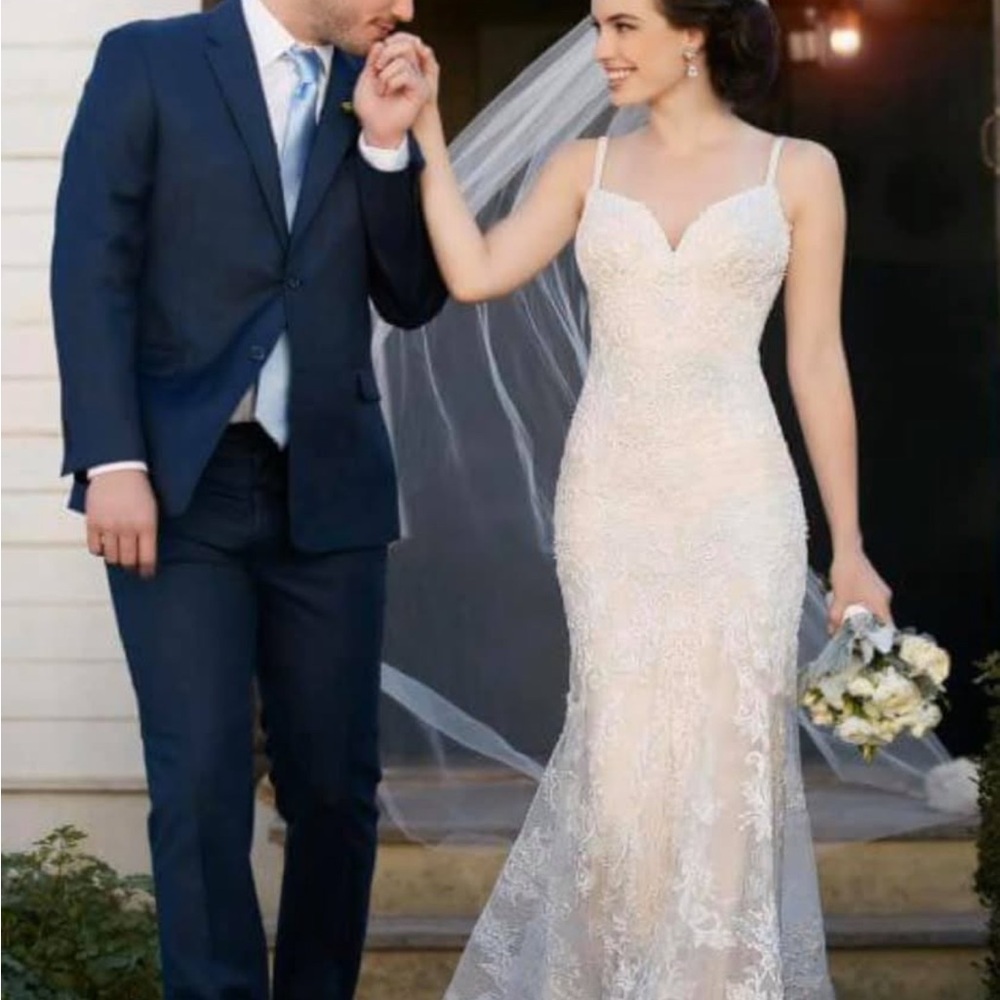 Martina Liana Cream Lace Wedding Dress